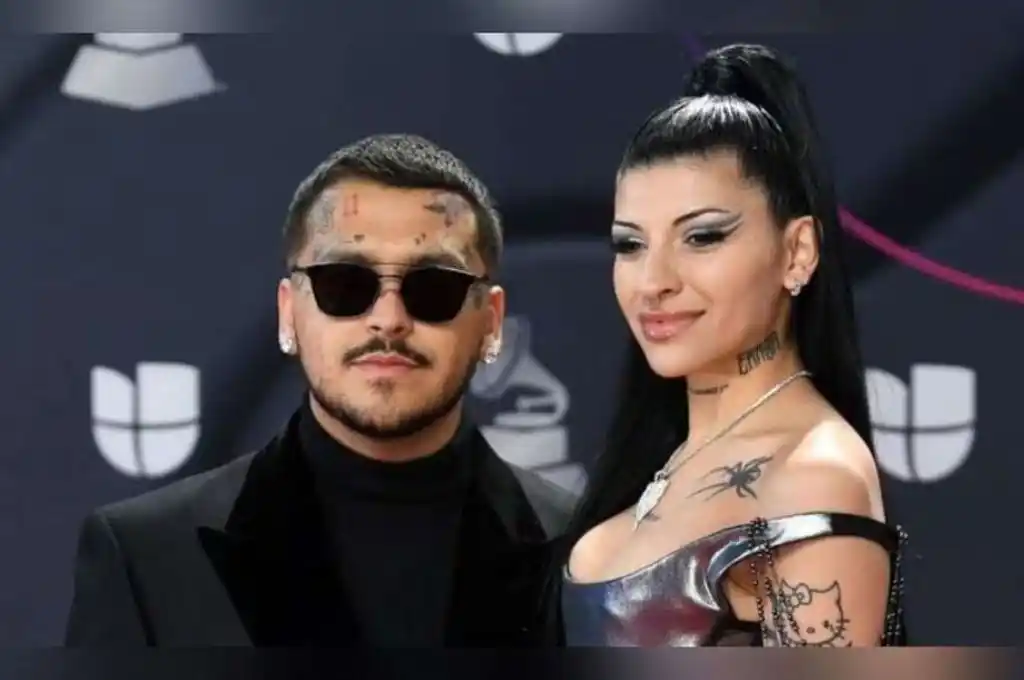 Cazzu con Christian Nodal