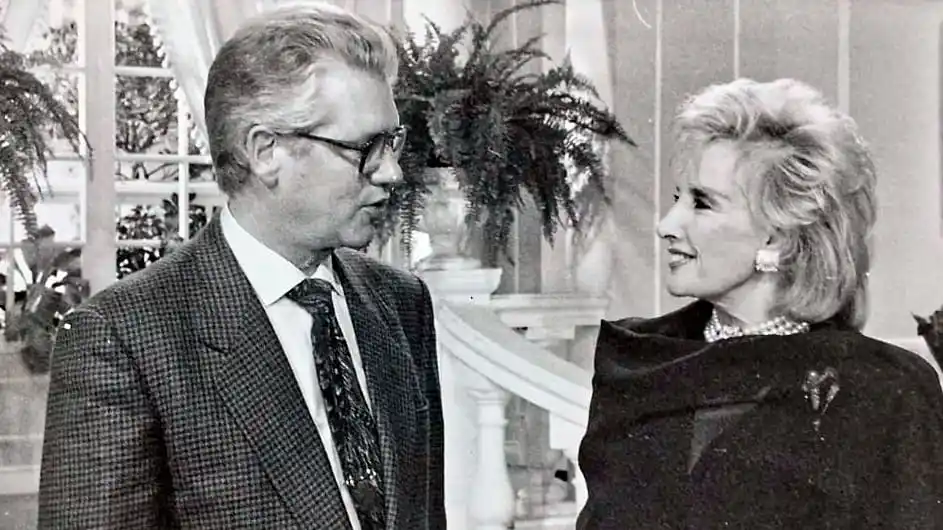 En 1993, durante su participación en el programa de Mirtha Legrand.