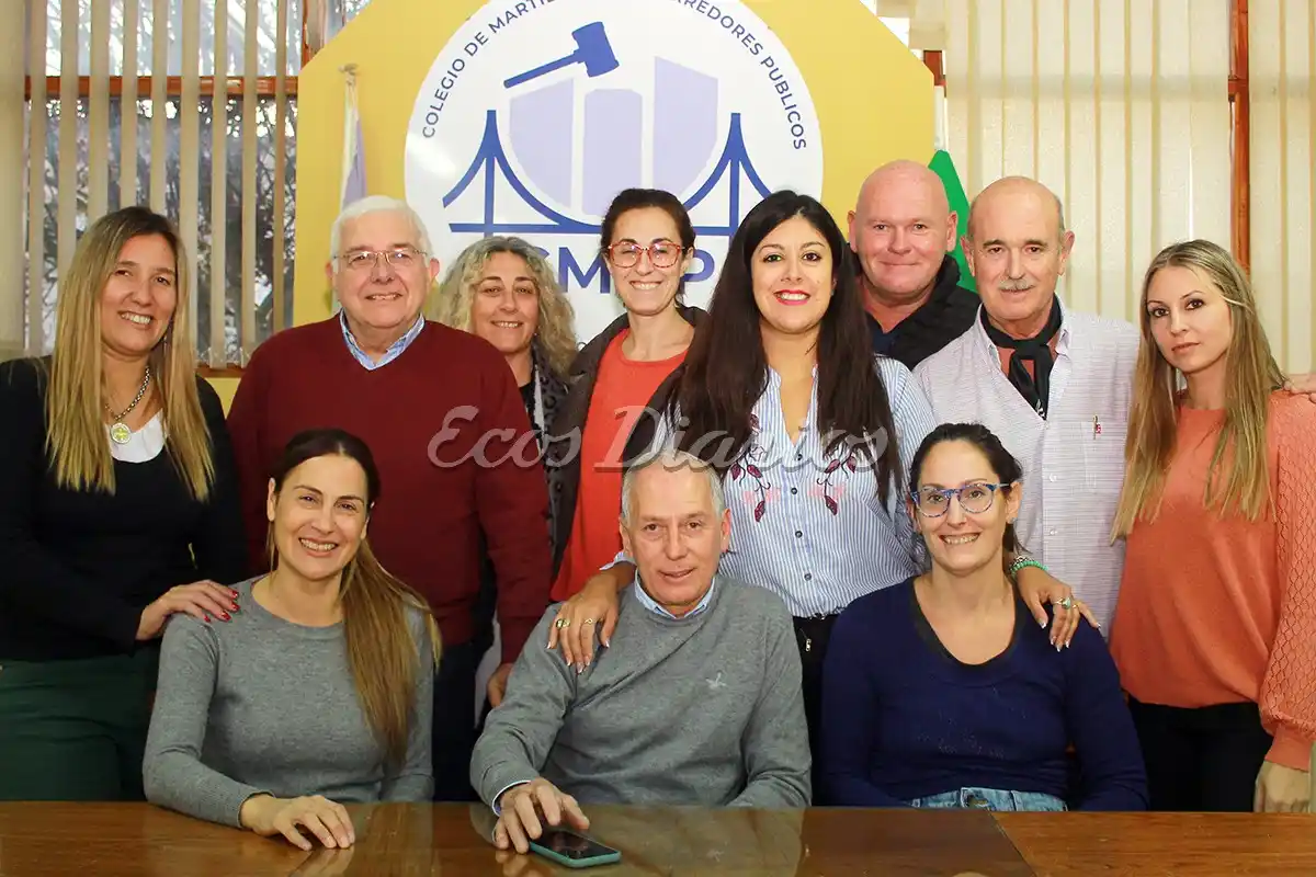Colegio de Martilleros. Comisión directiva actual tras la última elección