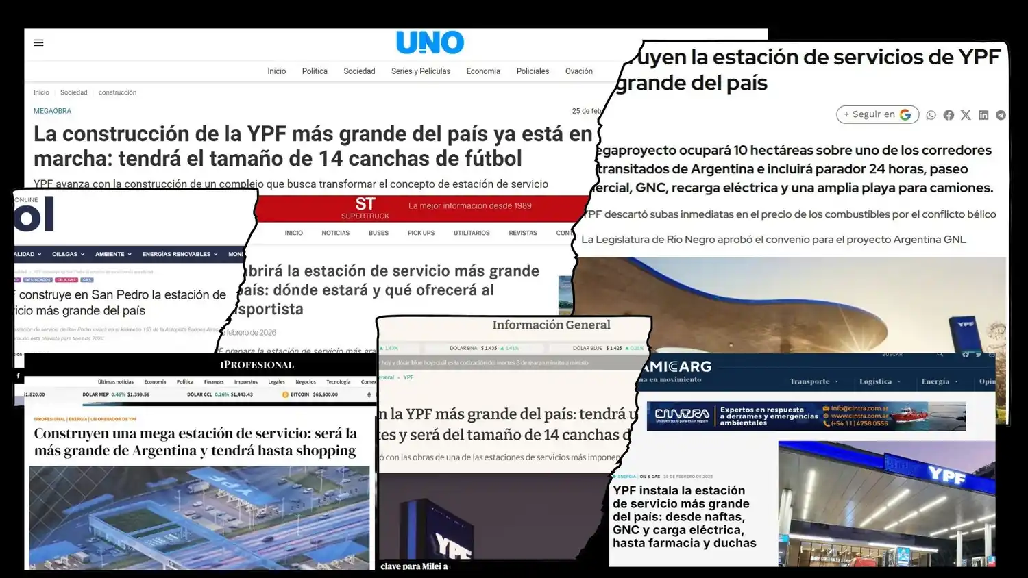 Jorge Caso estación servicio Ruta 9 medios