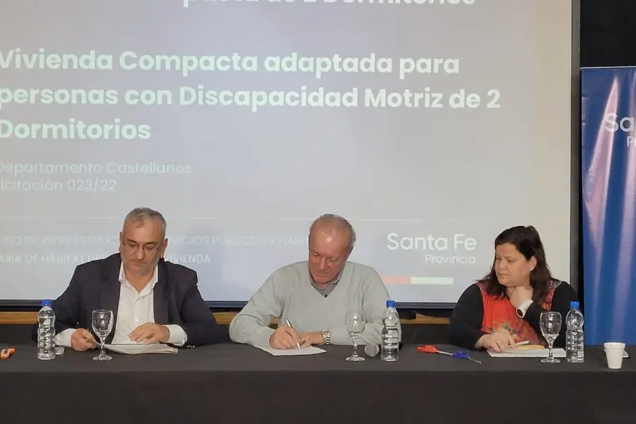 Se realizó la licitación para construir 42 viviendas en María Juana