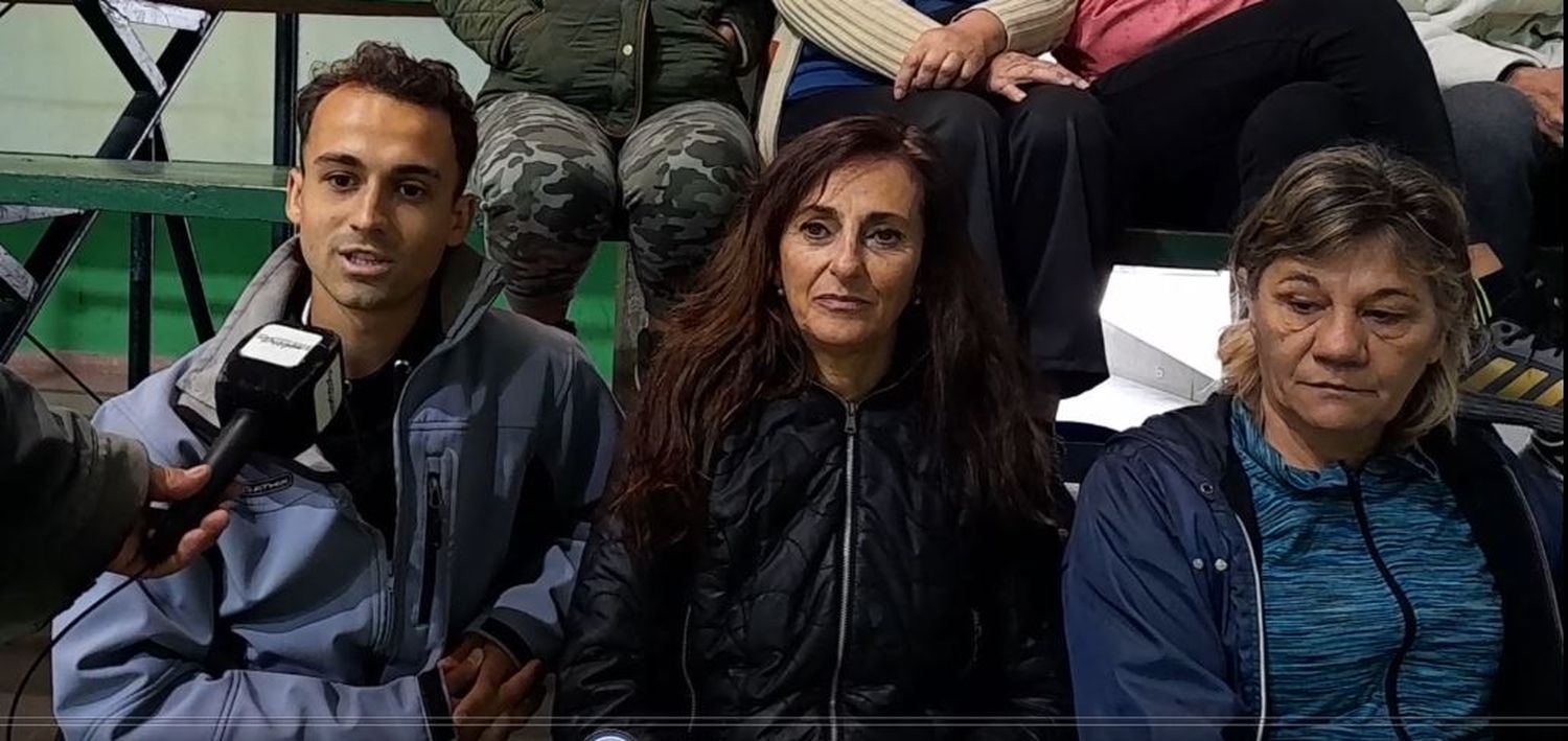 Reynaldo Velázquez, Patricia Zair y  María Cosso.