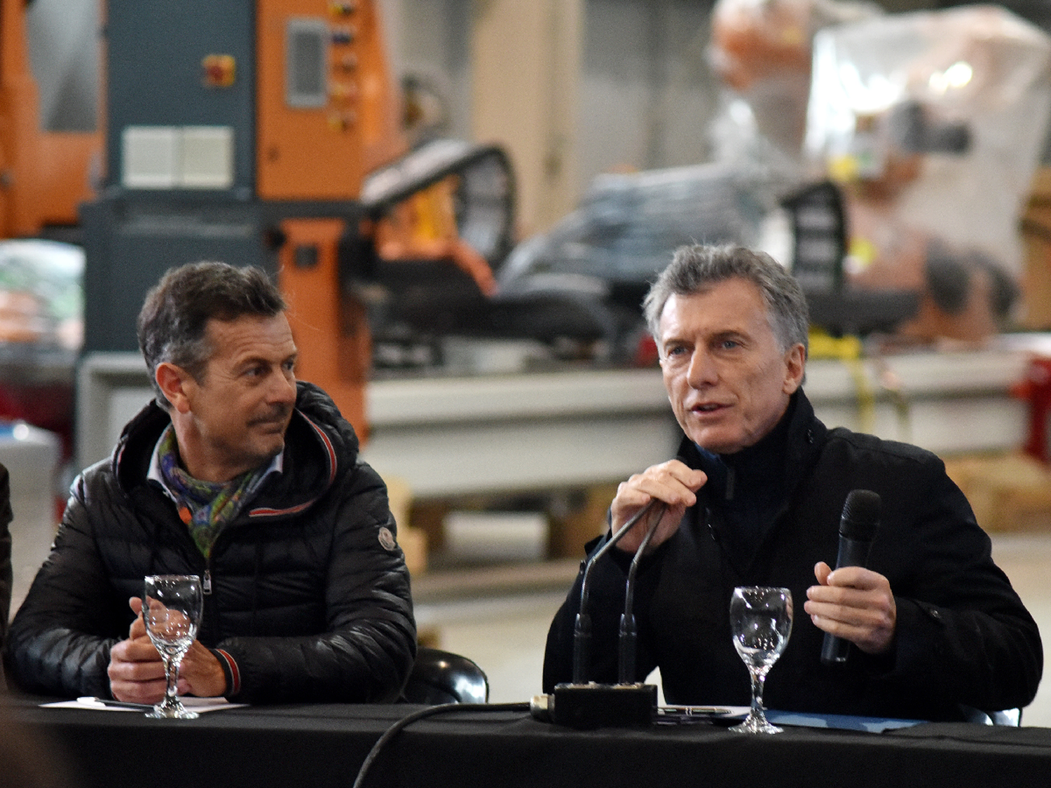 “Fue una reunión corta pero positiva”, dijo el empresario anfitrión de Macri