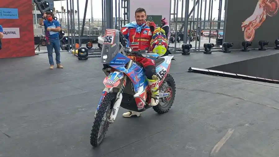 Debeljuh, en el Dakar 2022.