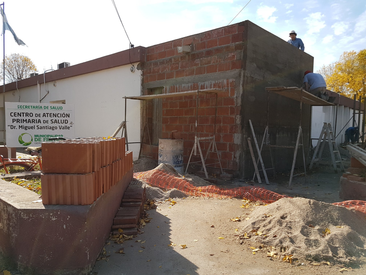 Freyre: avanza la ampliación del Centro de Salud municipal