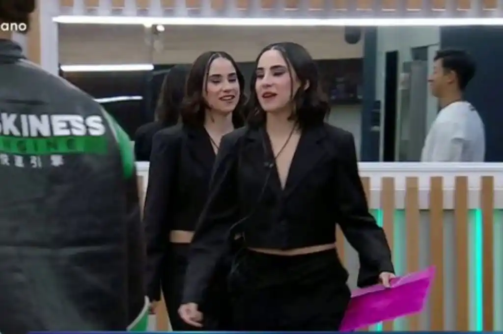 Lucía y Jacinta en el "Congelados"