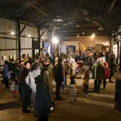 Con la inauguración de una muestra de arte plástico continuaron visibilizando el juicio La Huerta