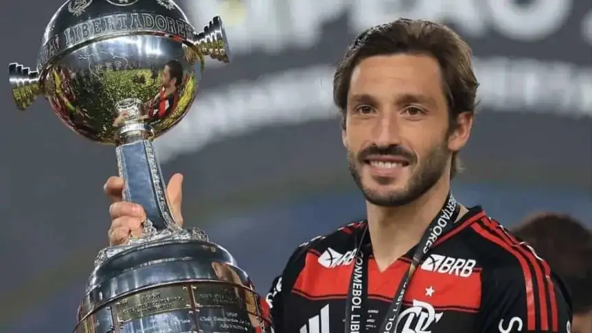 Viña acaba de obtener la Libertadores en Flamengo.