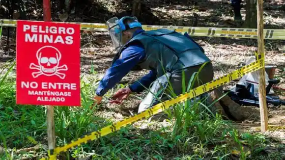 COLOMBIA entre los países donde todavía se usan minas antipersona en el mundo
