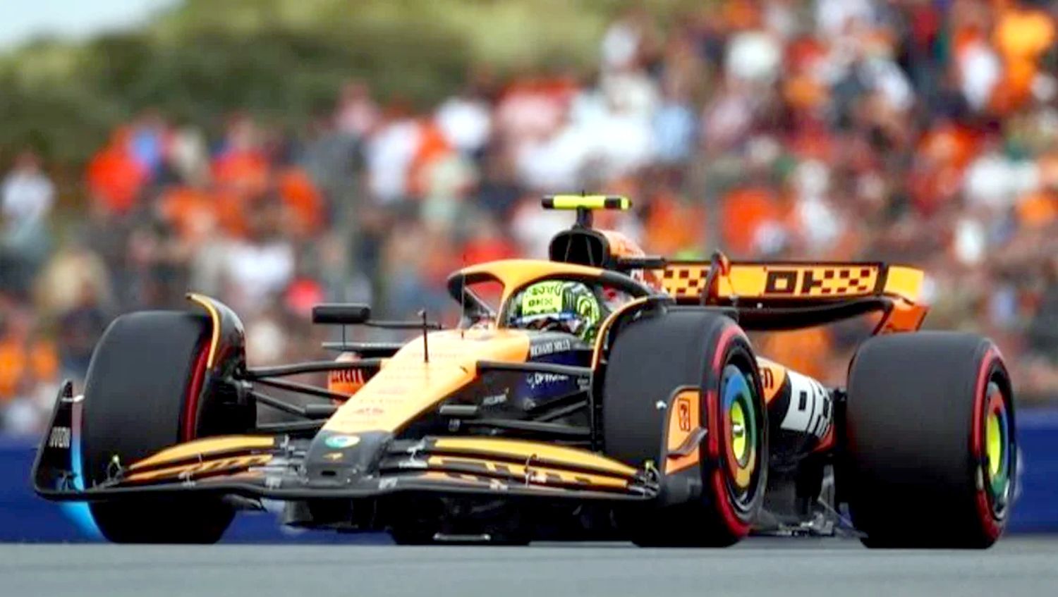 Lando Norris viene siendo protagonista en la temporada 2024. Foto: F1.