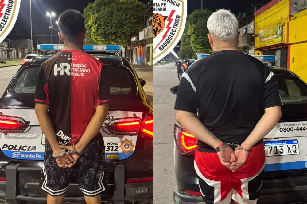 Detenidos en zona oeste.