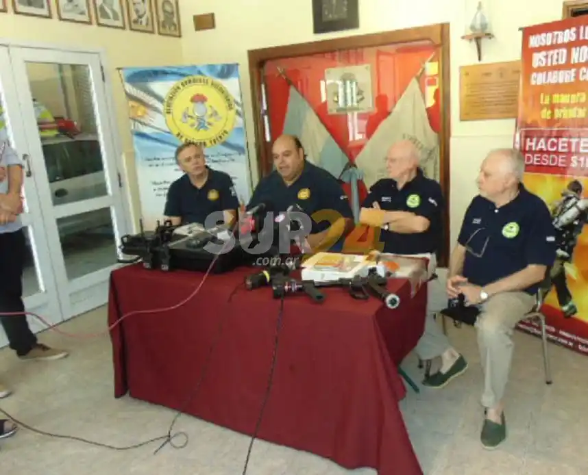 Bomberos de Venado presentó materiales por una inversión de casi 2 millones de pesos