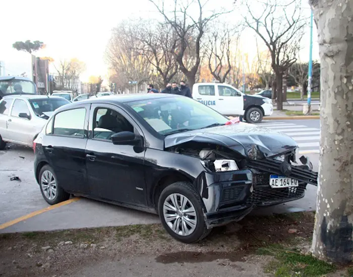 Madre e hija golpeadas en una colisión