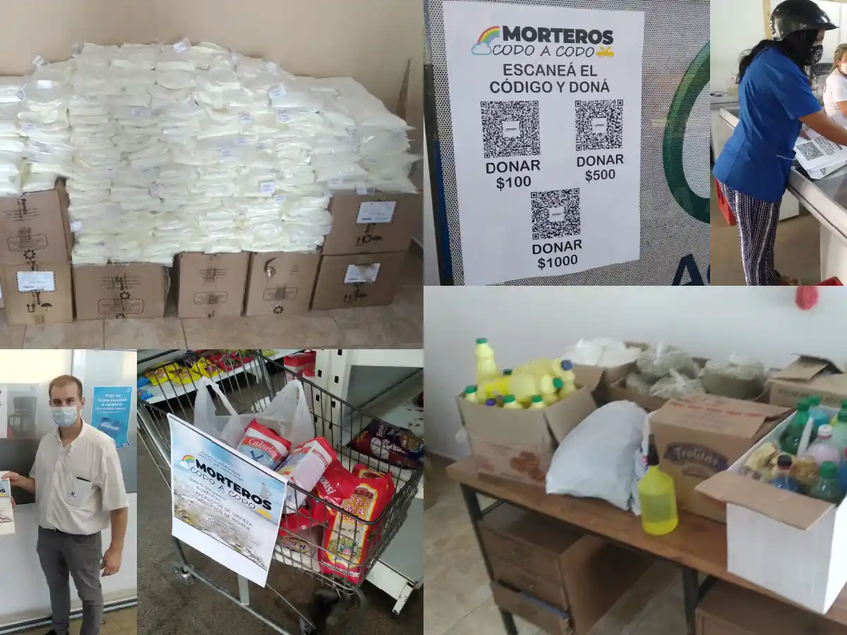 Campaña "Codo a codo": Morteros ayudará a los más afectados por la pandemia                    