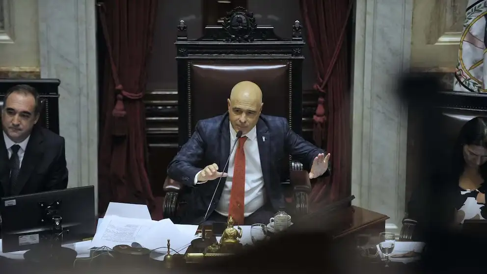 Bartolomé Abdala comandará la sesión de este jueves, ya que Victoria Villarruel estará a cargo del Ejecutivo por el viaje al exterior de Javier Milei (Gustavo Gavotti)