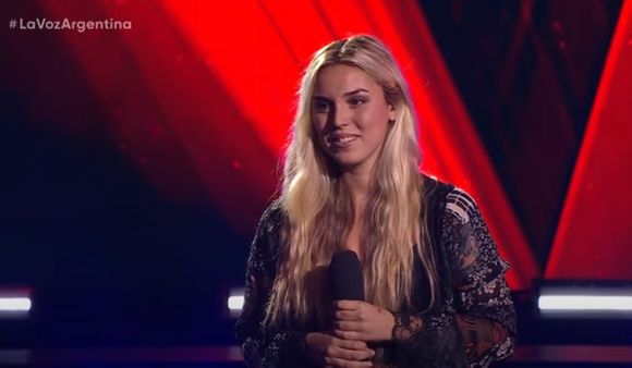 Una santafesina deslumbró con su interpretación en "La Voz Argentina" y logró que los cuatro jurados giraran sus sillas