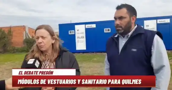 MÓDULOS DE VESTUARIOS Y SANITARIO PARA QUILMES