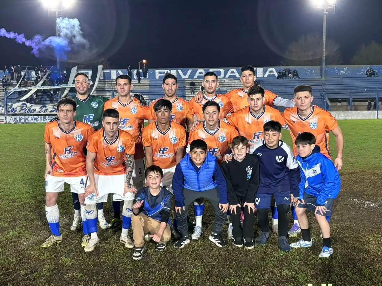 La V Azulada inició el torneo de la mejor manera. Foto: Fabián Gallego