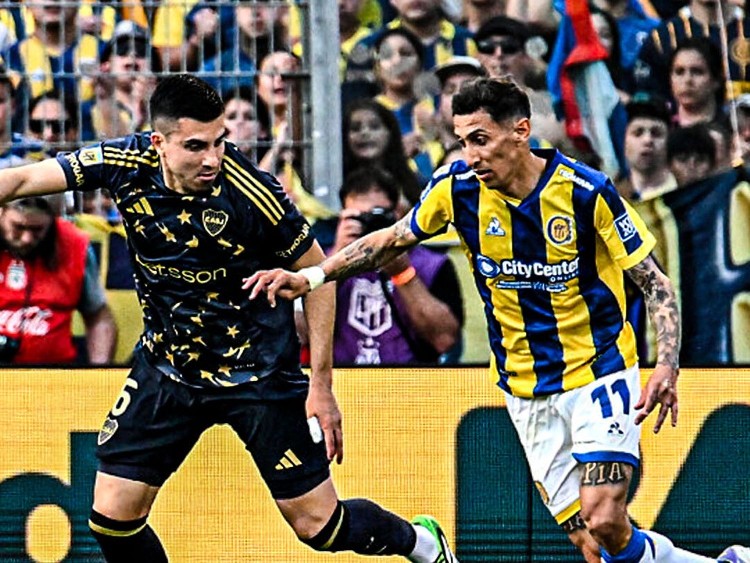 Boca sacó ventaja, pero apareció el genio de Di María