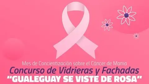 Gualeguay se viste de rosa: invitan a sumarse al Concurso de Vidrieras y Fachadas
