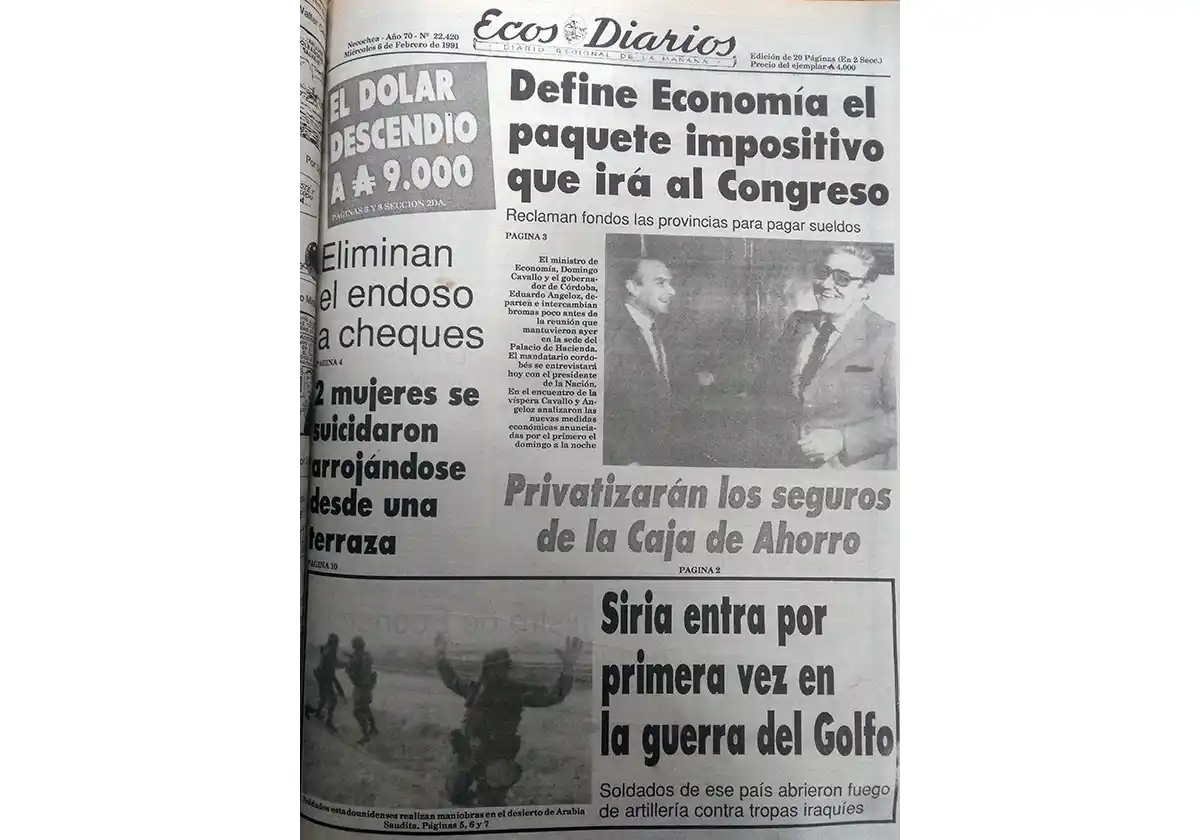 Miércoles 6 de febrero de 1991
