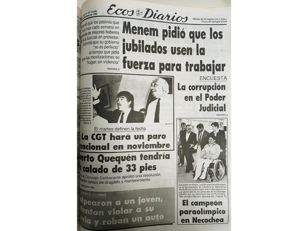 Sábado 24 de octubre de 1992