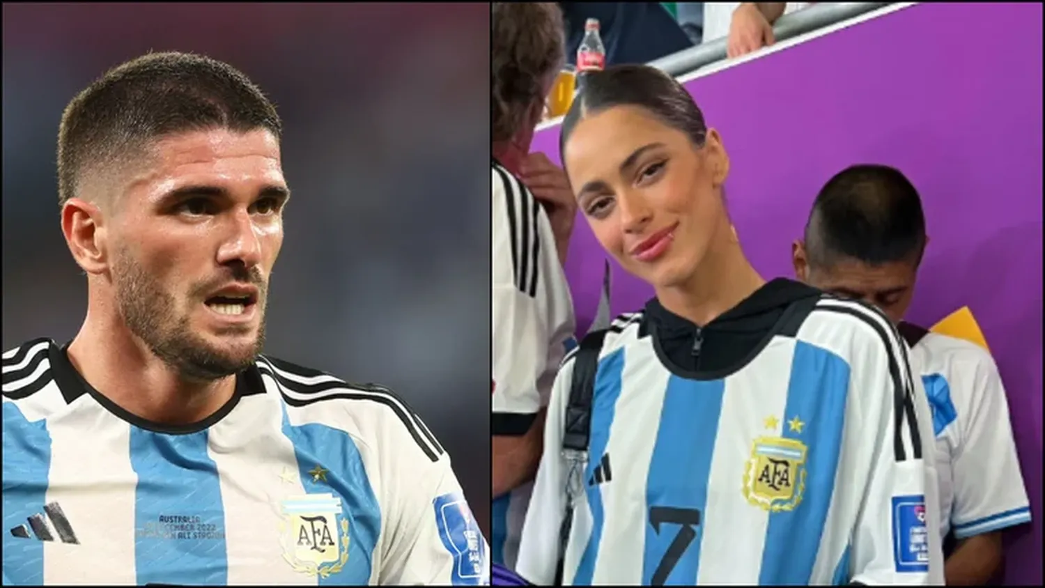 Rodrigo de Paul y Tini Stoessel