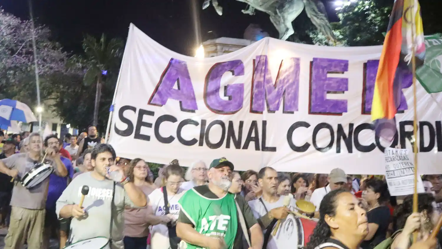 AGMER Concordia protestará en la rotonda de Villa Adela en una jornada provincial de lucha