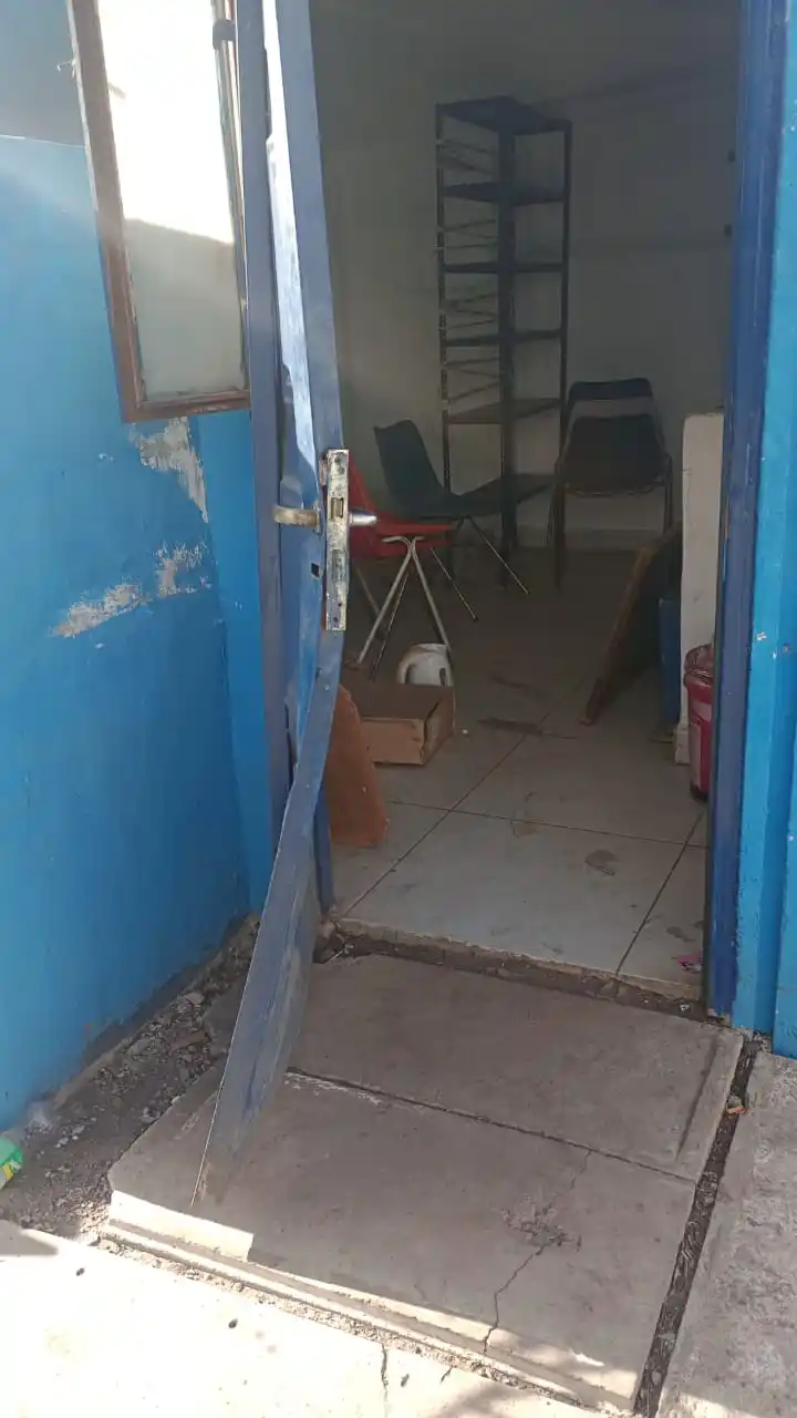 Así quedó la cantina del Club Gimnasia y Esgrima tras el robo