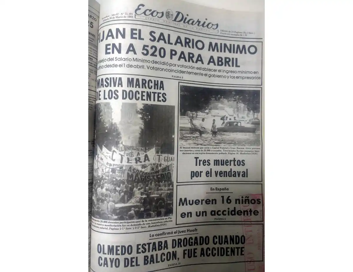 Sábado 26 de Marzo de 1988