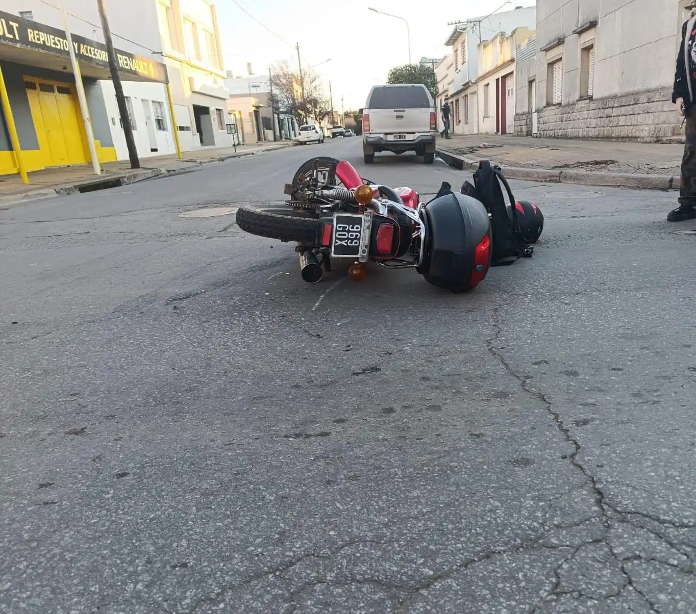 El vehículo conducido por Murrone