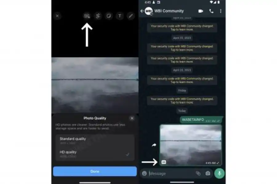Whatsapp permitirá enviar fotos en calidad HD