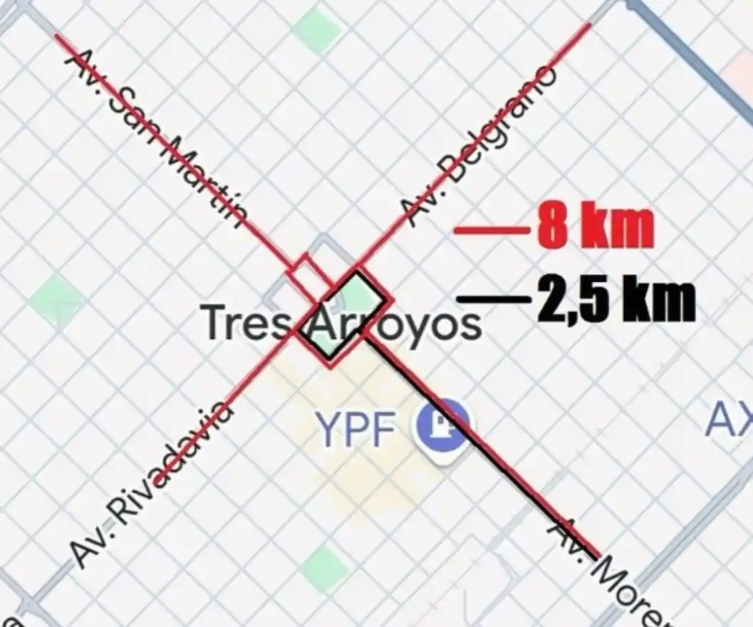 Corte de calles el domingo 22
