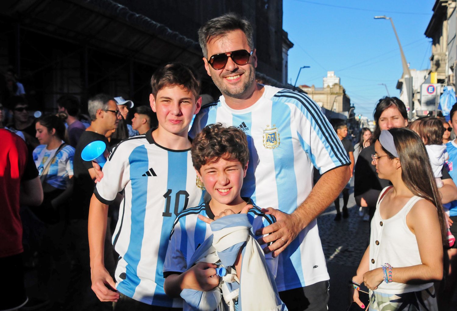 Festejo Argentina-  Australia 03-12-22 - 7