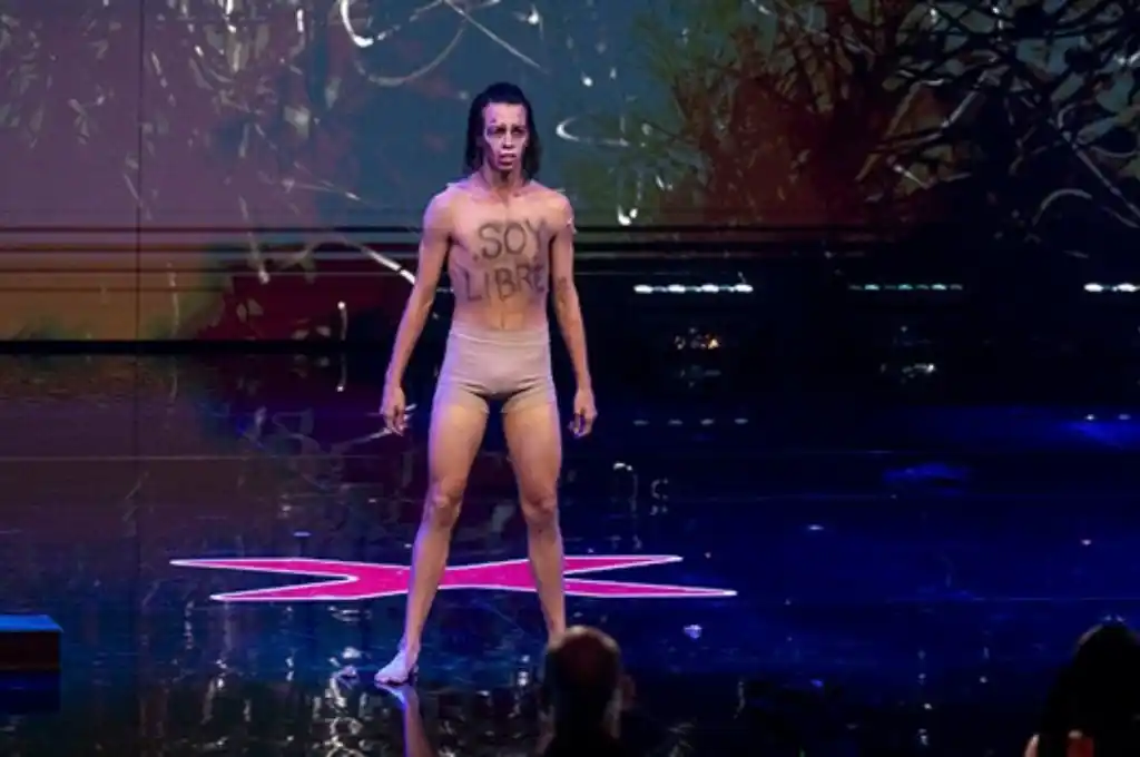 El joven de 16 años, es de Mar del Plata, y con su coreografía llevó un mensaje muy fuerte