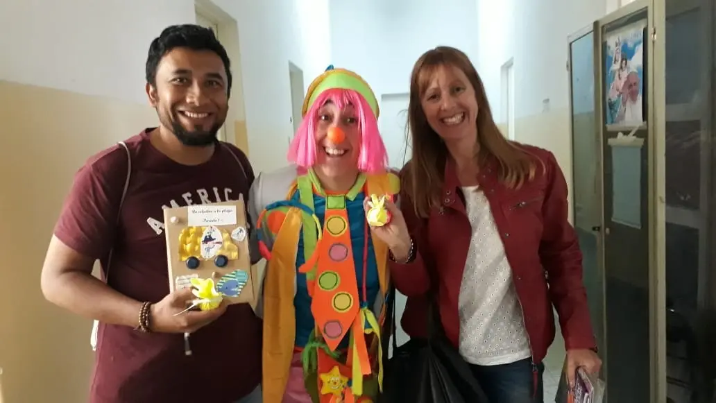 Payamédicos y escritores visitaron el hospital Irurzun