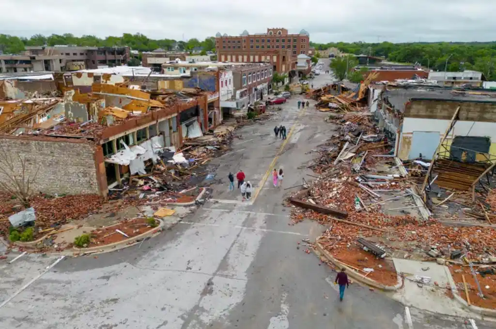 "Parece que todos los negocios del centro quedaron destruidos"