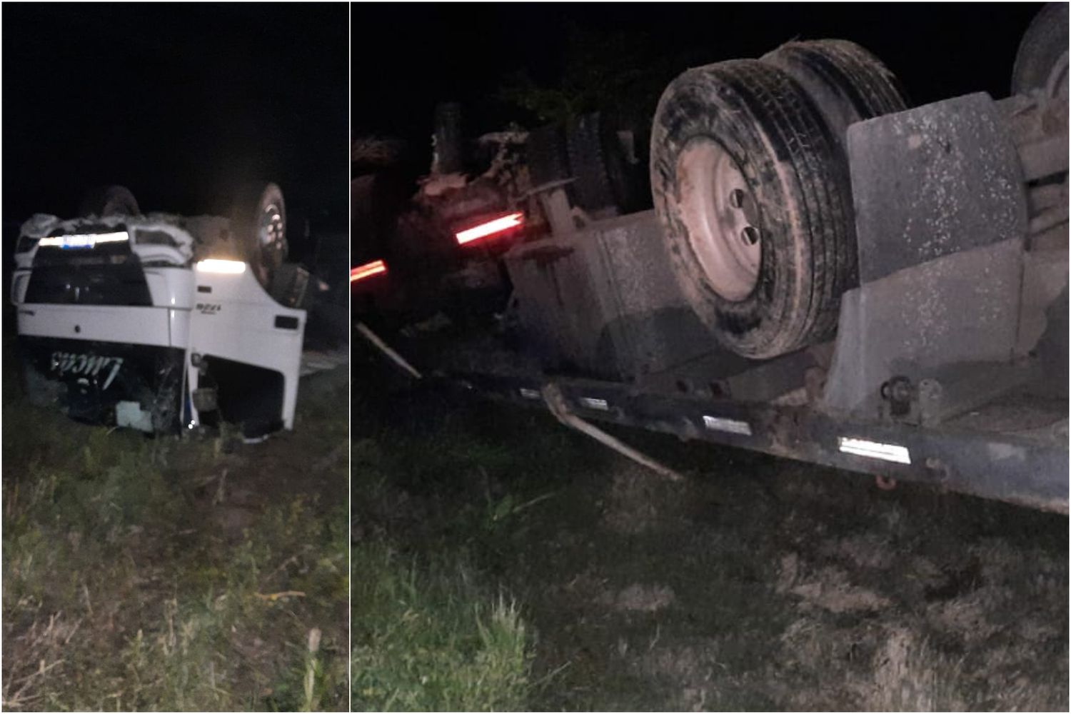 Ruta 9: volcó un camión en el km 148