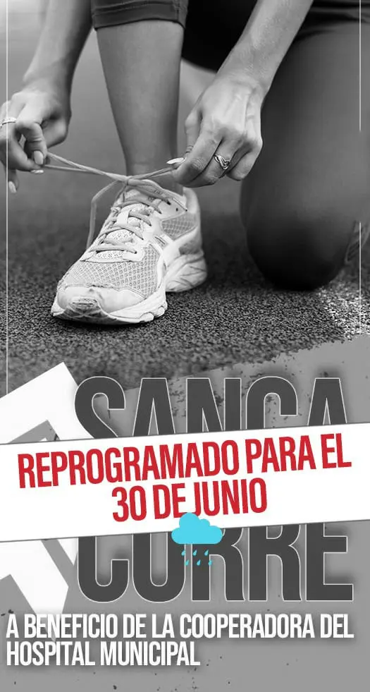 Se postergó la carrera pedestre “Sanca Corre”