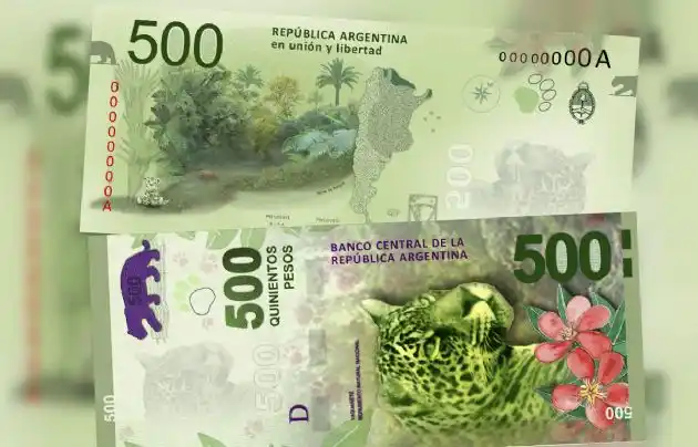 Circulan billetes falsos de $500: el video que explica las diferencias 