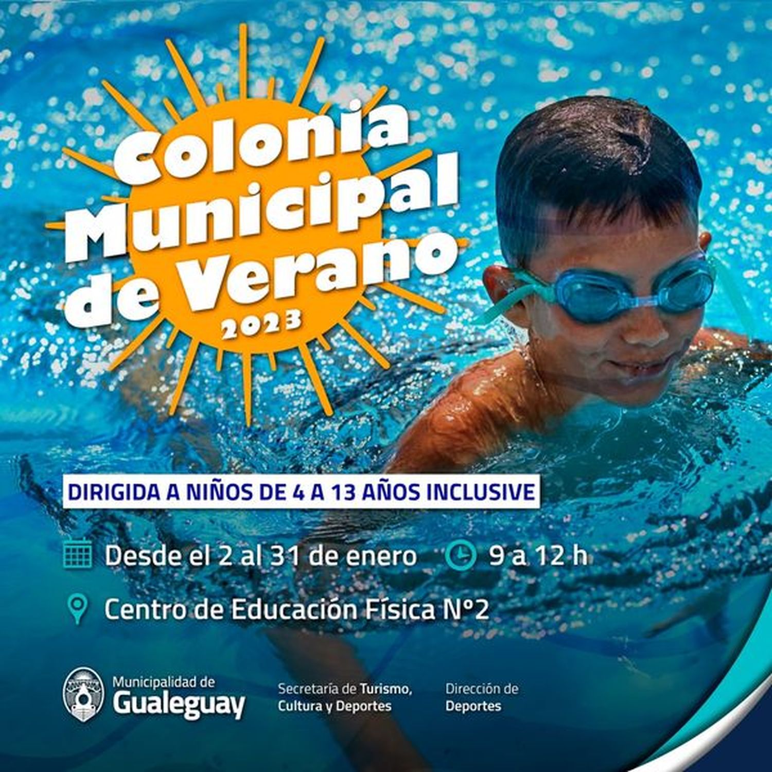 Se viene la colonia municipal de verano