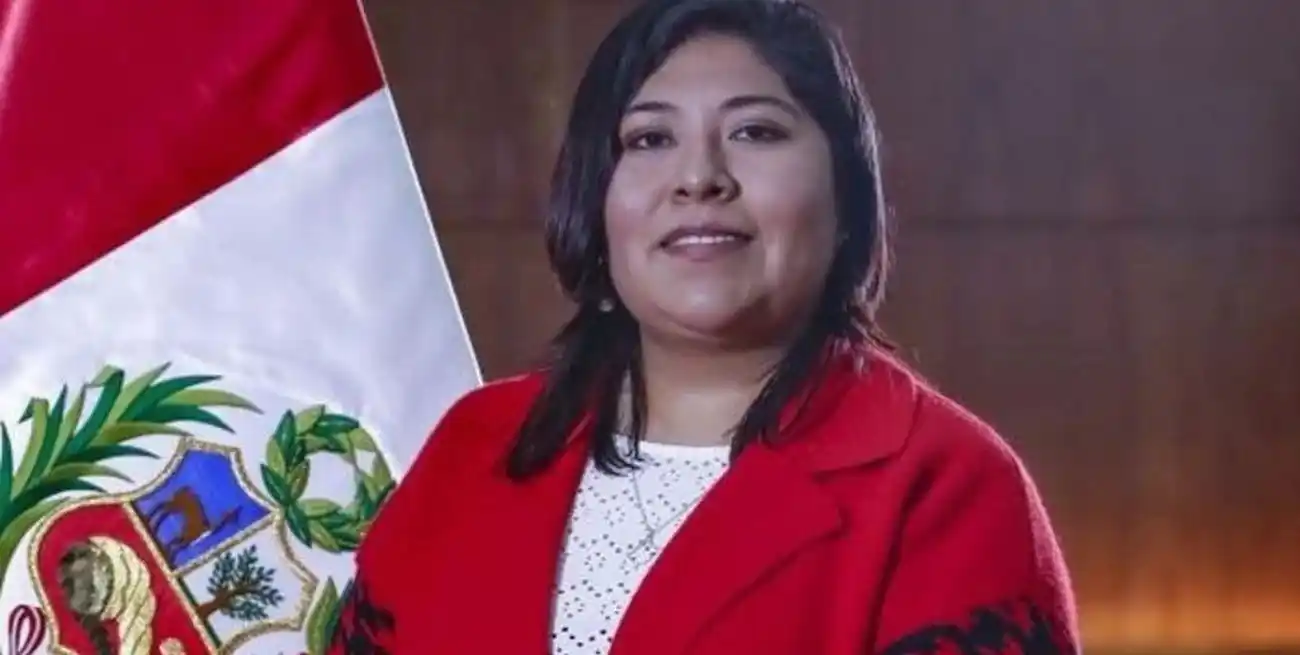 Betssy Chávez, ex premier peruana, "coautora del golpe de Estado que pretendió consumar el expresidente Pedro Castillo".