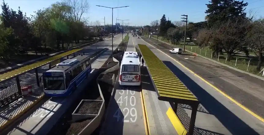 Metrobus Ruta 8 en San Martín: Últimas pruebas antes de la inauguración