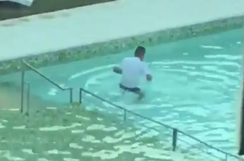 Quiere estar en la final: el Colo Gil acelera su regreso dentro de una piscina