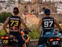 Los argentinos Perrone y Morelli con un buen inicio en las prácticas libre en Jerez de la Frontero.