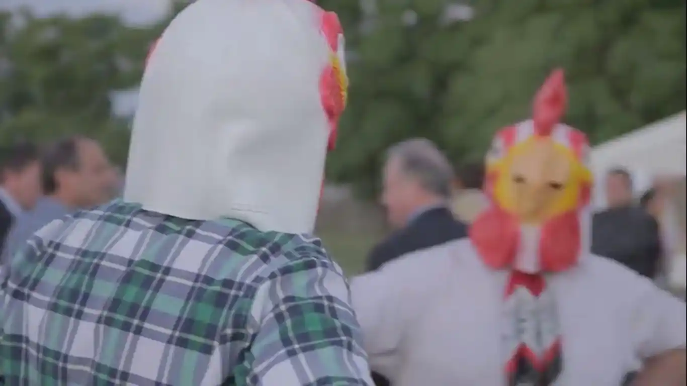Mascotas de la Fiesta Nacional de la Avicultura