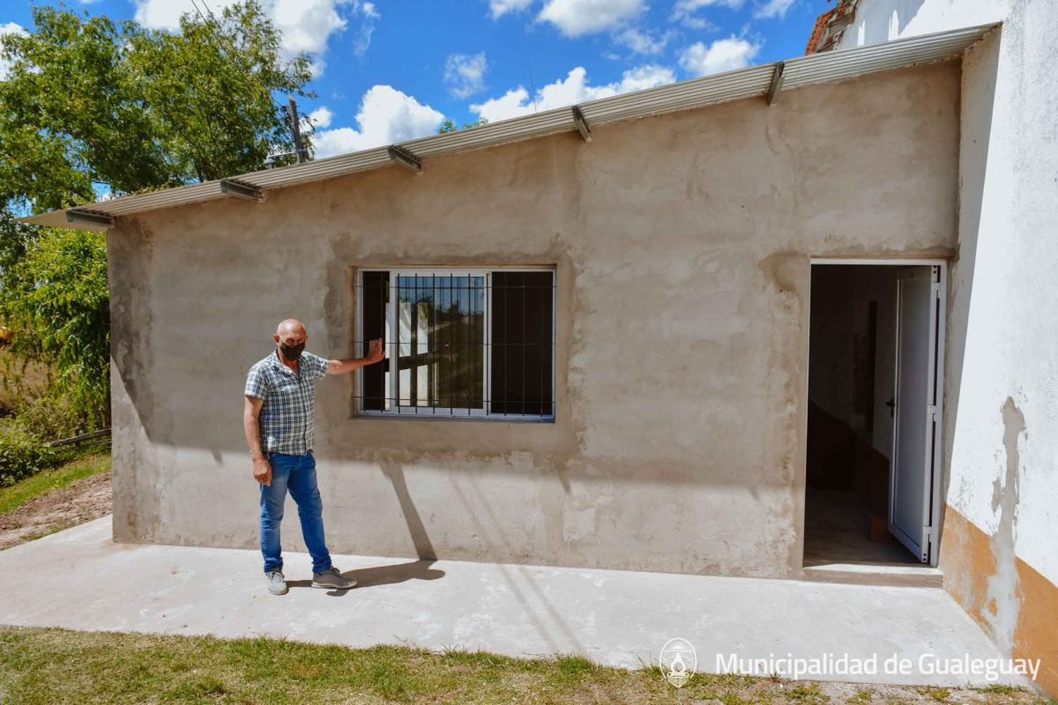 Centro de Adolescentes de Puerto Ruiz avanza la obra del SUM