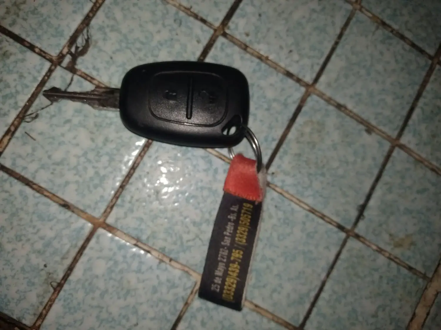 Llave encontrada en calle 25 de Mayo