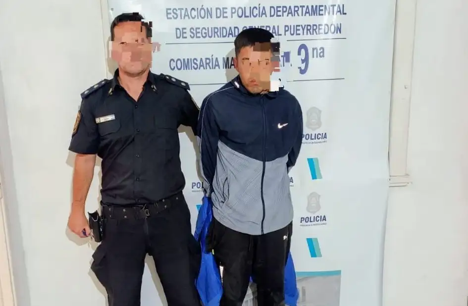 El sujeto había huido ayer de la escena del robo.