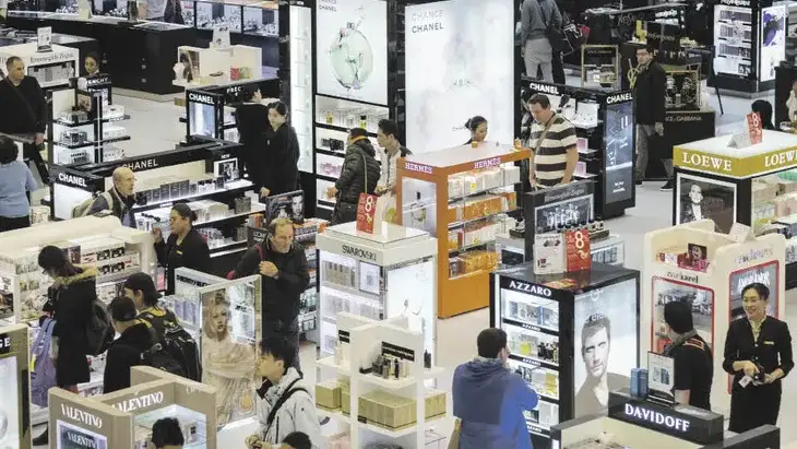 Free shops.